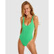 Scrunchy Belmar Ribbed Low Back One-Piece Swimsuit