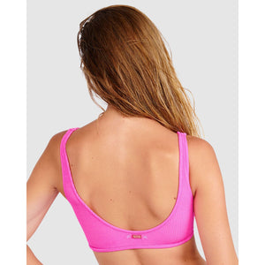 Scrunchy Justin Sporty Crop Ribbed Bikini Top