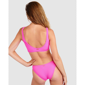 Scrunchy Naida Ribbed High Leg Bikini Bottom