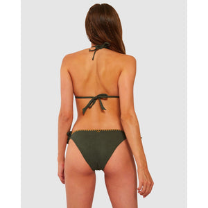 Santafe Dimka Embroidered Tie Side Bikini Bottom