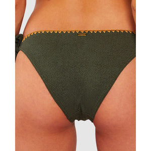 Santafe Dimka Embroidered Tie Side Bikini Bottom