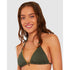 Santafe Yero Halter Padded Bikini Top with Removable Padding