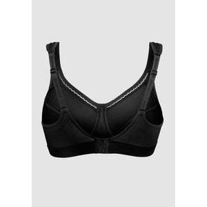 Active Classic Support Wirefree Sports Bra-Black