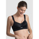 Active Classic Support Wirefree Sports Bra-Black