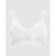 Active Classic Support Wirefree Sports Bra-White