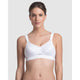 Active Classic Support Wirefree Sports Bra-White