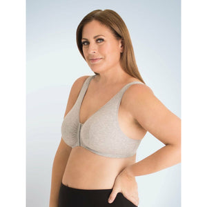 Meryl Front Closure Cotton Plus Size Lounge & Sleep Bra - Style Gallery