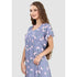 100% Rayon Short Sleeve Long Floral Nighty