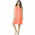 Short Sleeveless Nylon Nightgown