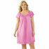 Short Flutter Sleeve Nylon Nightgown