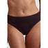 Dame De Paris Aubergine and Silverlurex Thong