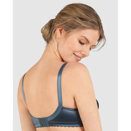 Side Smoothing Organic Cotton Wirefree Minimiser Bra