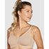 Comfort Strap Moulded Wirefree Cotton Bra