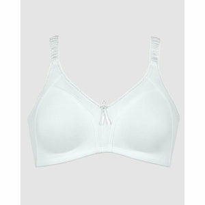 Comfort Strap Moulded Wirefree Cotton Bra - Style Gallery