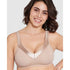 Satin Trim Seamless Wirefree Minimiser Bra