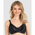 Satin Wide Strap Wireless Minimiser Bra