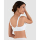 Plus Size Wide Strap Soft Cup Wirefree Bra - Style Gallery