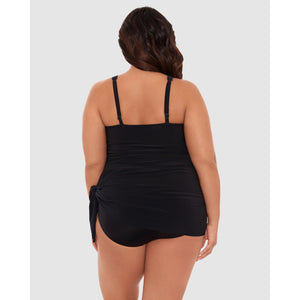 Celine V Neck Short Plus Size Swimdress - Style Gallery