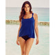 Dazzle Underwired Draped Tankini Top - Style Gallery