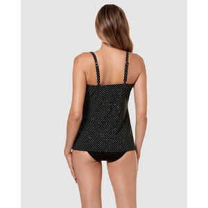 Must Have Pin Point Love Knot Underwired Tankini Top - Style Gallery