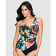 Oceanus One Piece V Neck Shaping Swimsuit - Style Gallery