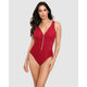 Razzle Dazzle Zipt Zip Front Shaping Swimsuit - Style Gallery