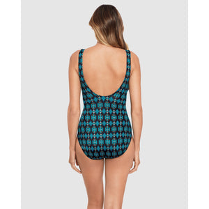 Amarna Criss Cross Escape Underwired Shaping Swimsuit - Style Gallery