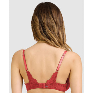 Lyse Wired Half Cup Bra with Lace - Style Gallery