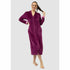 Geneve Modal and Cotton Zip-Up Long Women's Robe