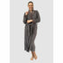 Aspen Shawl Collar Long Bamboo Velour Robe with Belt