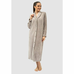 Vancouver Button Up Bamboo & Cotton Robe - Style Gallery