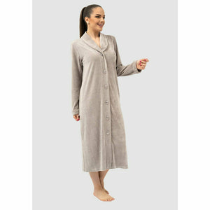 Vancouver Button Up Bamboo & Cotton Robe - Style Gallery