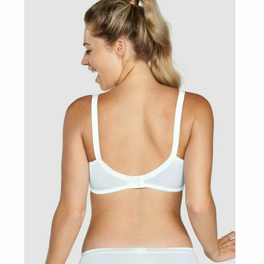 Naturana Wireless Soft Cup Moulded Full Support Cotton Bra 5101 (B–D 34–42)