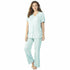 Plus Size Short Sleeve Long Pyjama Set