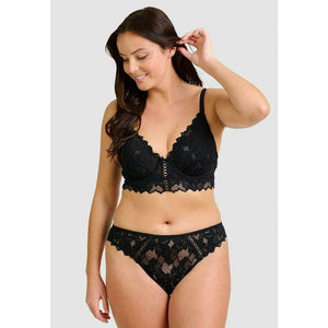 Arum Underwired Longline Lace Bustier Bra - Style Gallery