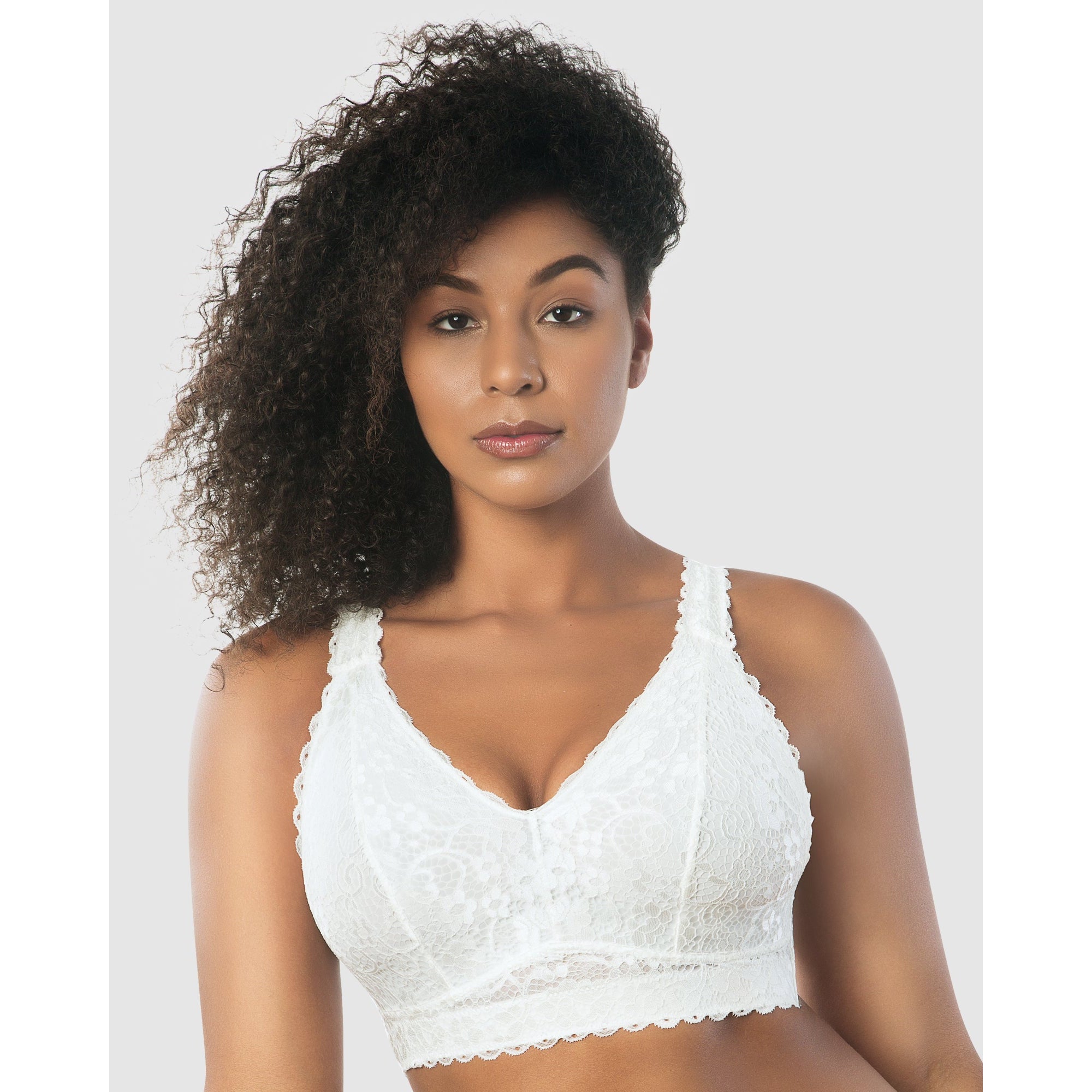 Adriana Wirefree Full Bust Lace Bralette