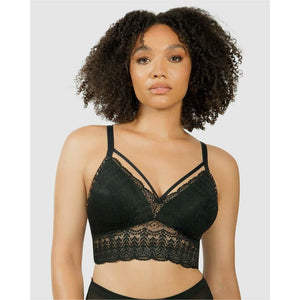 Mia Wireless Longline Lace Bralette - Style Gallery