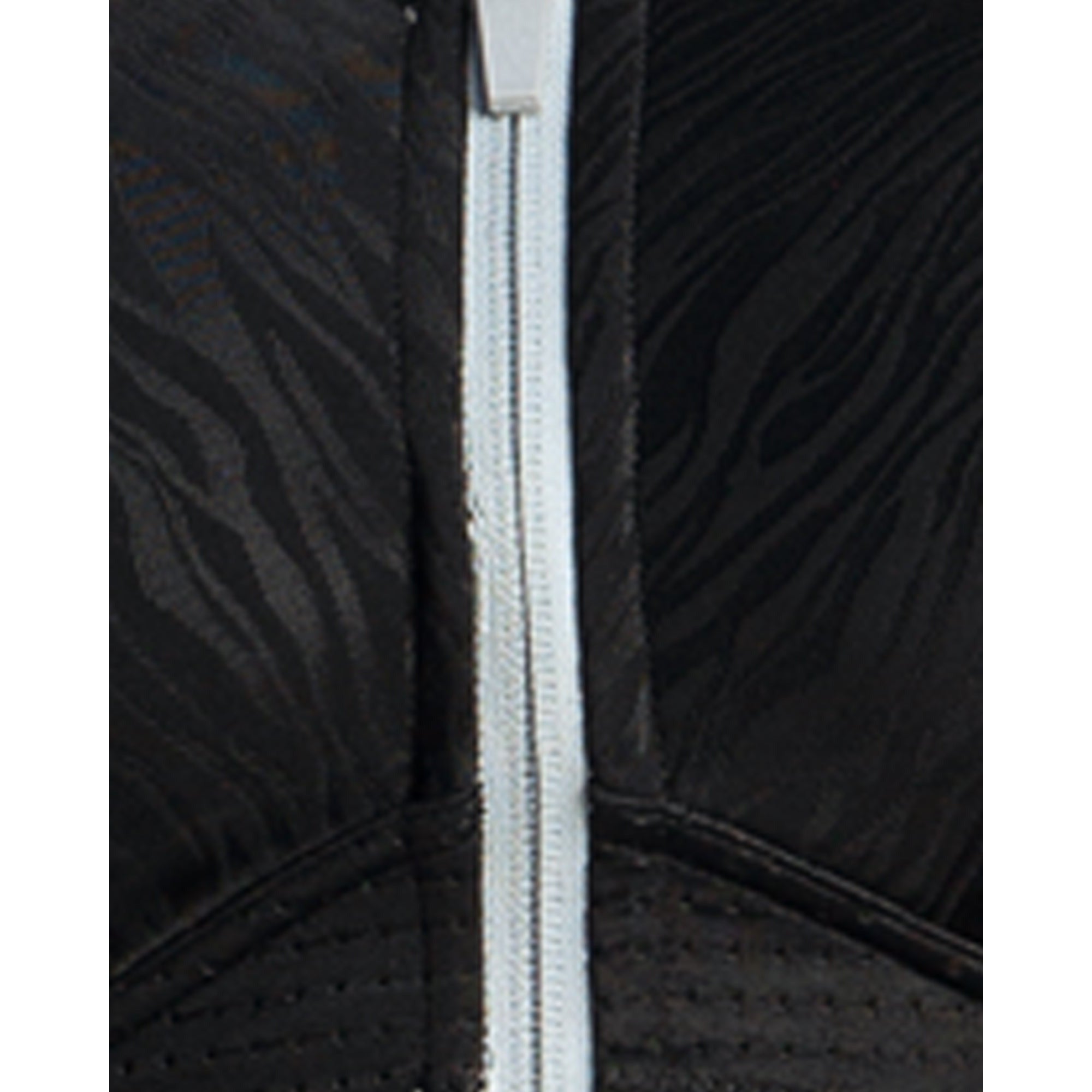 Parfait Wave Wire-free Front Zipper Sports Bra (P6052)- Black