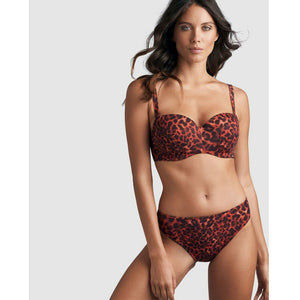 Panthera Leopard Print Strapless Bikini Top - Style Gallery