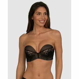 Wonderbra Strapless Lace Glamour Bra in Black or Ivory (W031U) at   Women's Clothing store
